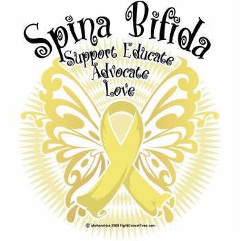 Spina Bifida Butterfly 3 Statuette by fightcancertees at Zazzle