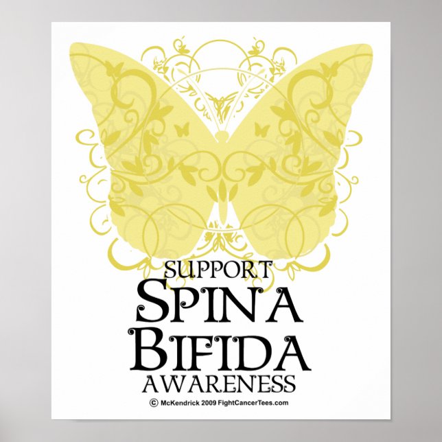 Spina Bifida Butterfly Poster (Front)