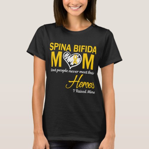 Spina Bifida Mom I Raised Mine T_Shirt