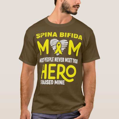Spina Bifida Mom Most People Never Meet Their Hero T_Shirt