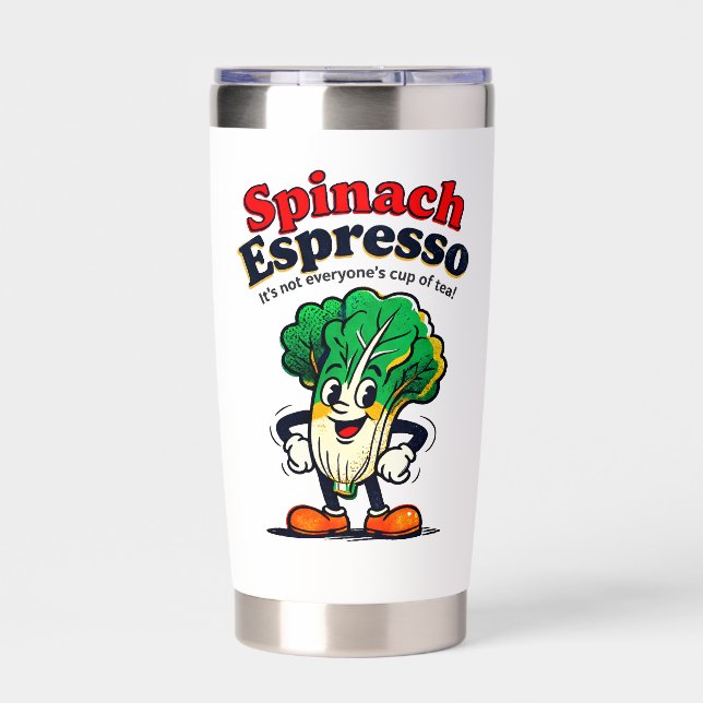 Spinach Espresso Mug Insulated Tumbler (Front)