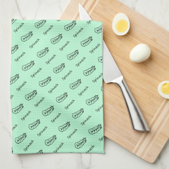 Spinach Kitchen Towel (Quarter Fold)