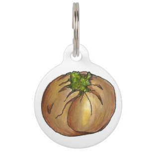 Spinach Knish NYC Jewish Deli Foodie Pet Dog Tag