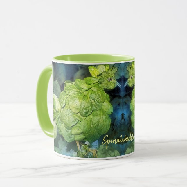 spinach mug (Front Left)