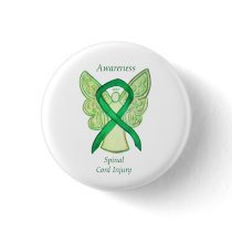 Spinal Cord Injury Angel Awareness Ribbon Pins