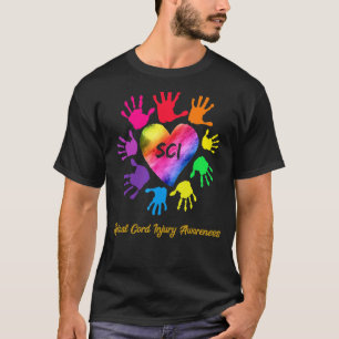 Spinal Cord Injury Awareness Hands Spinal Cord Inj T-Shirt
