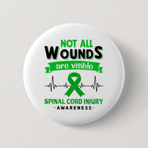 Spinal Cord Injury Awareness Month Ribbon Gifts Button