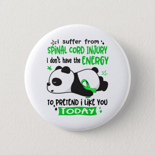 Spinal Cord Injury Awareness Month Ribbon Gifts Button