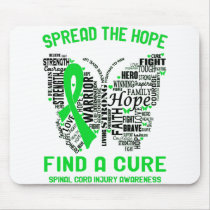 Spinal Cord Injury Awareness Month Ribbon Gifts Mouse Pad