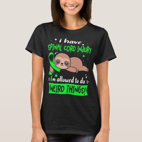 Spinal Cord Injury Awareness Month Ribbon Gifts T_Shirt