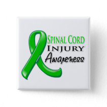 Spinal Cord Injury Awareness Ribbon Button
