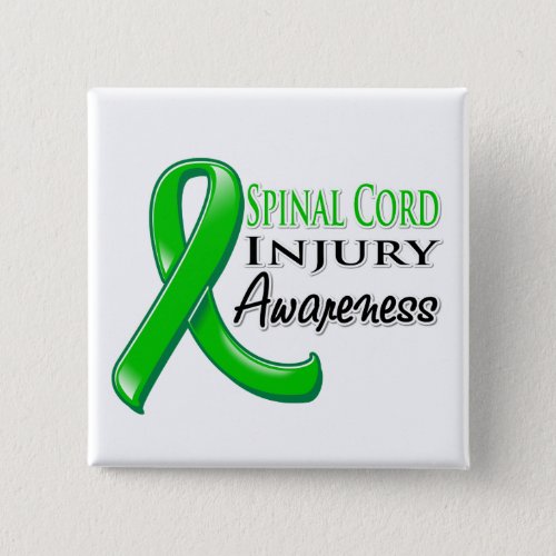 Spinal Cord Injury Awareness Ribbon Button