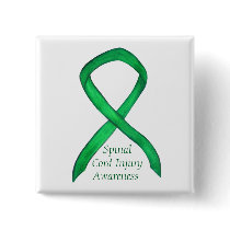 Spinal Cord Injury Awareness Ribbon Custom Pins