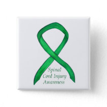 Spinal Cord Injury Awareness Ribbon Custom Pins