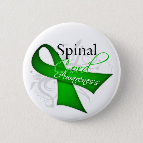 Spinal Cord Injury Awareness Ribbon Pinback Button