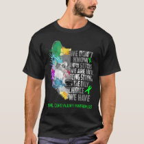Spinal Cord Injury Awareness Ribbon Support Gifts T-Shirt