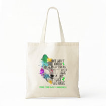 Spinal Cord Injury Awareness Ribbon Support Gifts Tote Bag