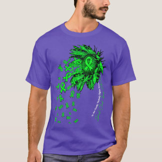 Spinal Cord Injury Awareness sunflower nobody figh T-Shirt