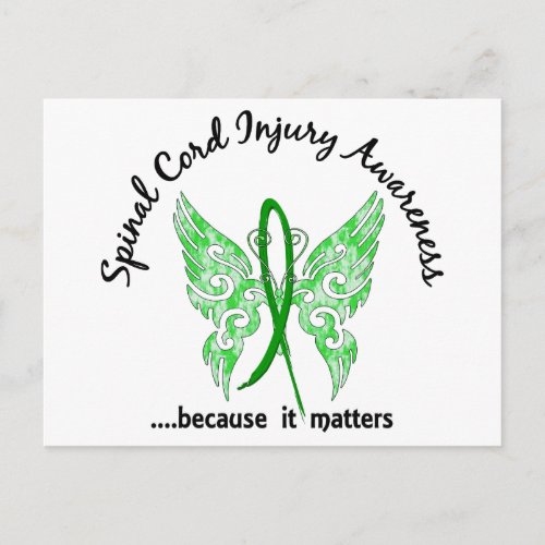 Spinal Cord Injury Butterfly 61 Postcard