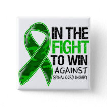 Spinal Cord Injury - Fight To Win Pinback Button