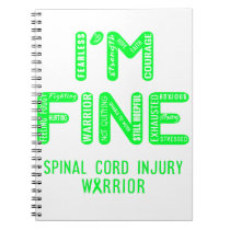 Spinal Cord Injury Warrior - I AM FINE Notebook