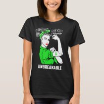 Spinal Cord Injury Warrior Unbreakable Shirt Aware