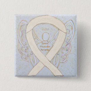 Spinal Muscular Atrophy Awareness Ribbon Angel Pin
