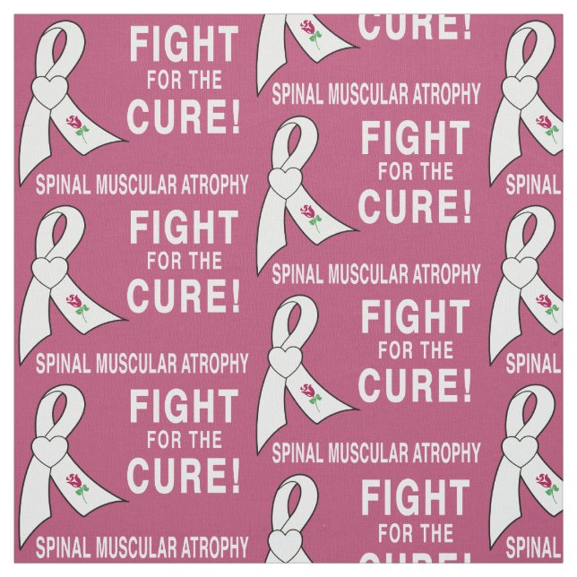 Spinal Muscular Atrophy: Fight for the Cure! Fabric (Swatch)