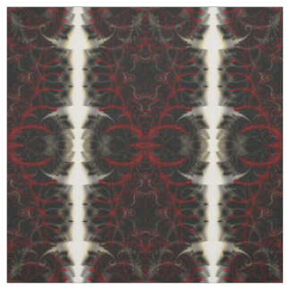 Spinal Paisley Fractal Pattern Goth Print Fabric