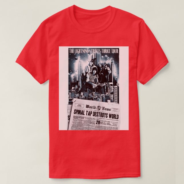 Spinal Tap Nov 29 1985 concert poster T-Shirt (Design Front)