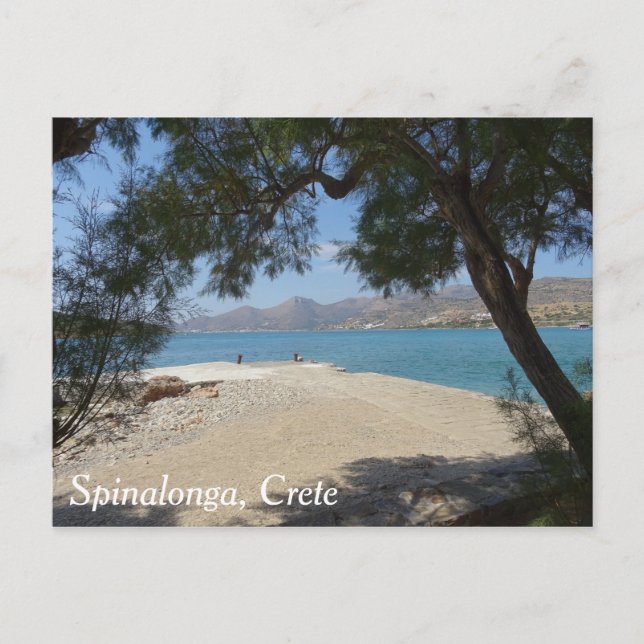 Spinalonga, Crete Postcard (Front)
