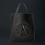 Spindle Coven Tote Bag<br><div class="desc">Designed for Fancy Tiger Crafts' 2018 Spinzilla Team. Show off your witchy handspinning skills.</div>