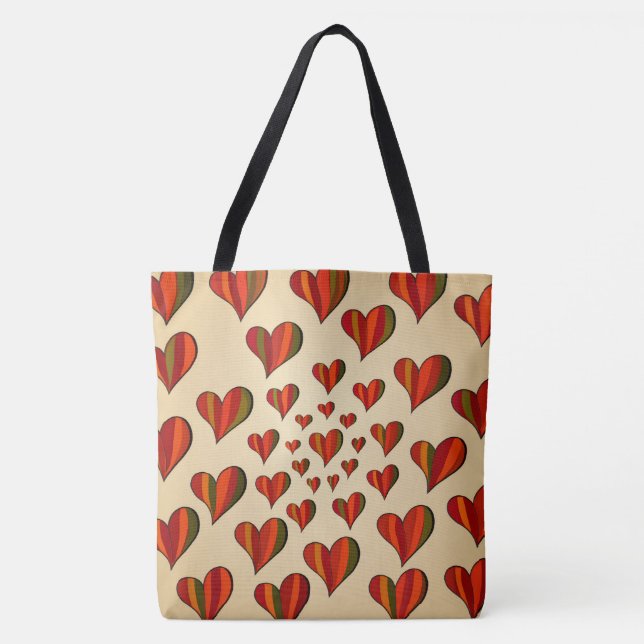 Spindled Heart Tote Bag (Front)