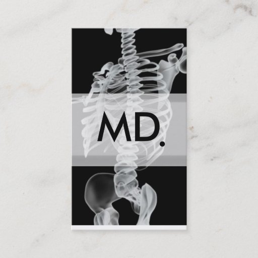 Customizable spine business cards