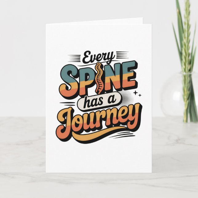Spine Care Journey and Body Alignment Card (Front)