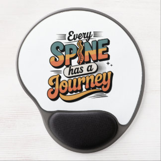 Spine Care Journey and Body Alignment Gel Mouse Pad