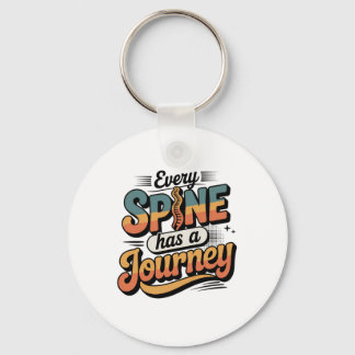 Spine Care Journey and Body Alignment Keychain