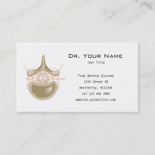 Spine Clinic Business Card