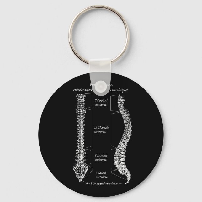 Spine Details Keychain (Front)