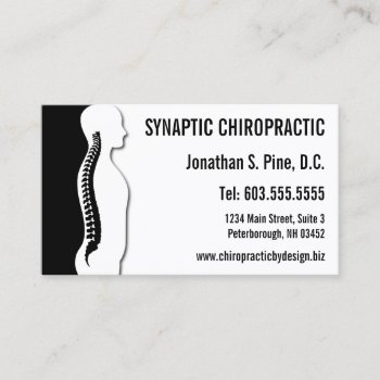 Spine Silhouette Graphic Chiropractor Appointment by chiropracticbydesign at Zazzle