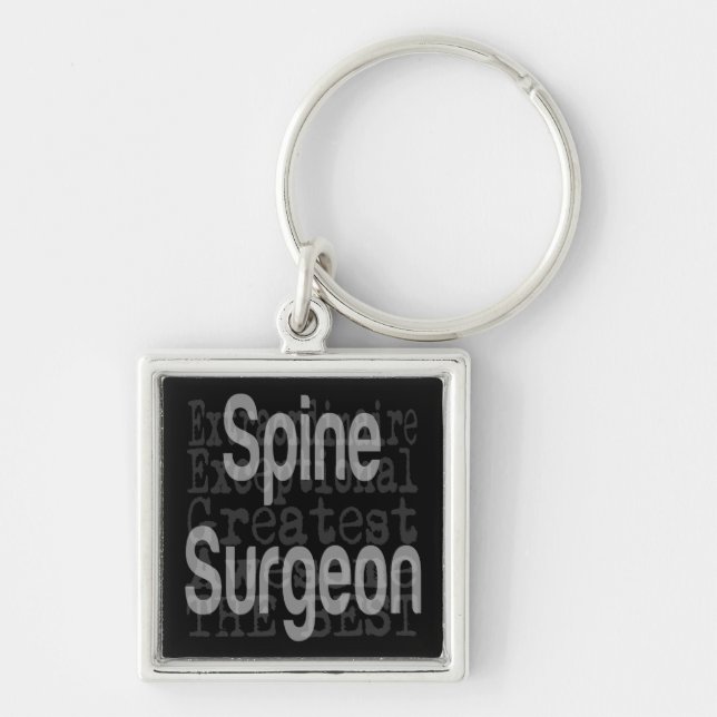 Spine Surgeon Extraordinaire Keychain (Front)