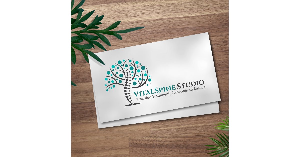 Spine Tree - Spinal Health Business Card | Zazzle