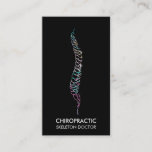 Spine Vertebrae Orthopedic Doctor Chropractic Business Card at Zazzle