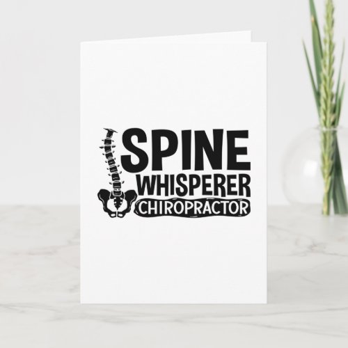 Spine Whisperer Chiropractic Chiropractor Chiro Card