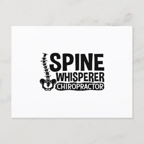 Spine Whisperer Chiropractic Chiropractor Chiro Postcard