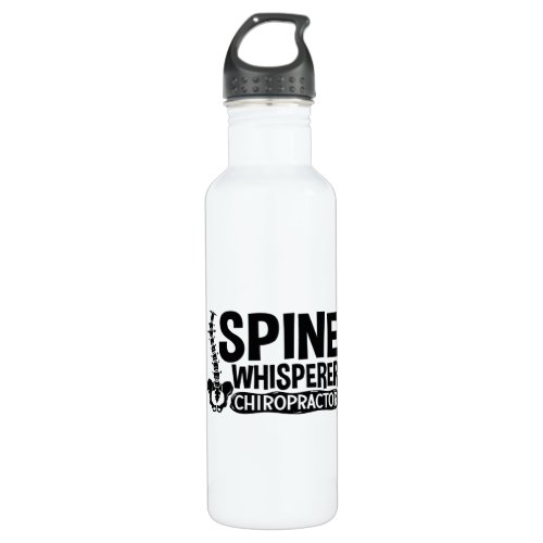 Spine Whisperer Chiropractic Chiropractor Chiro Stainless Steel Water Bottle