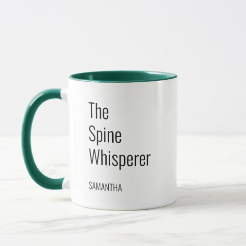 Spine Whisperer Chiropractor Personalized Coworker Mug