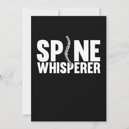 Spine Whisperer Surgeon Surgery Medical Doctor Gra Thank You Card