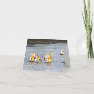 Spinnakers--thank you letterpress thank you card