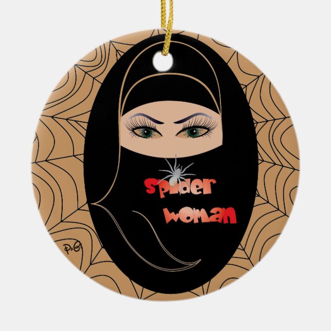 Spinnen - Frau / Ornament (Front)